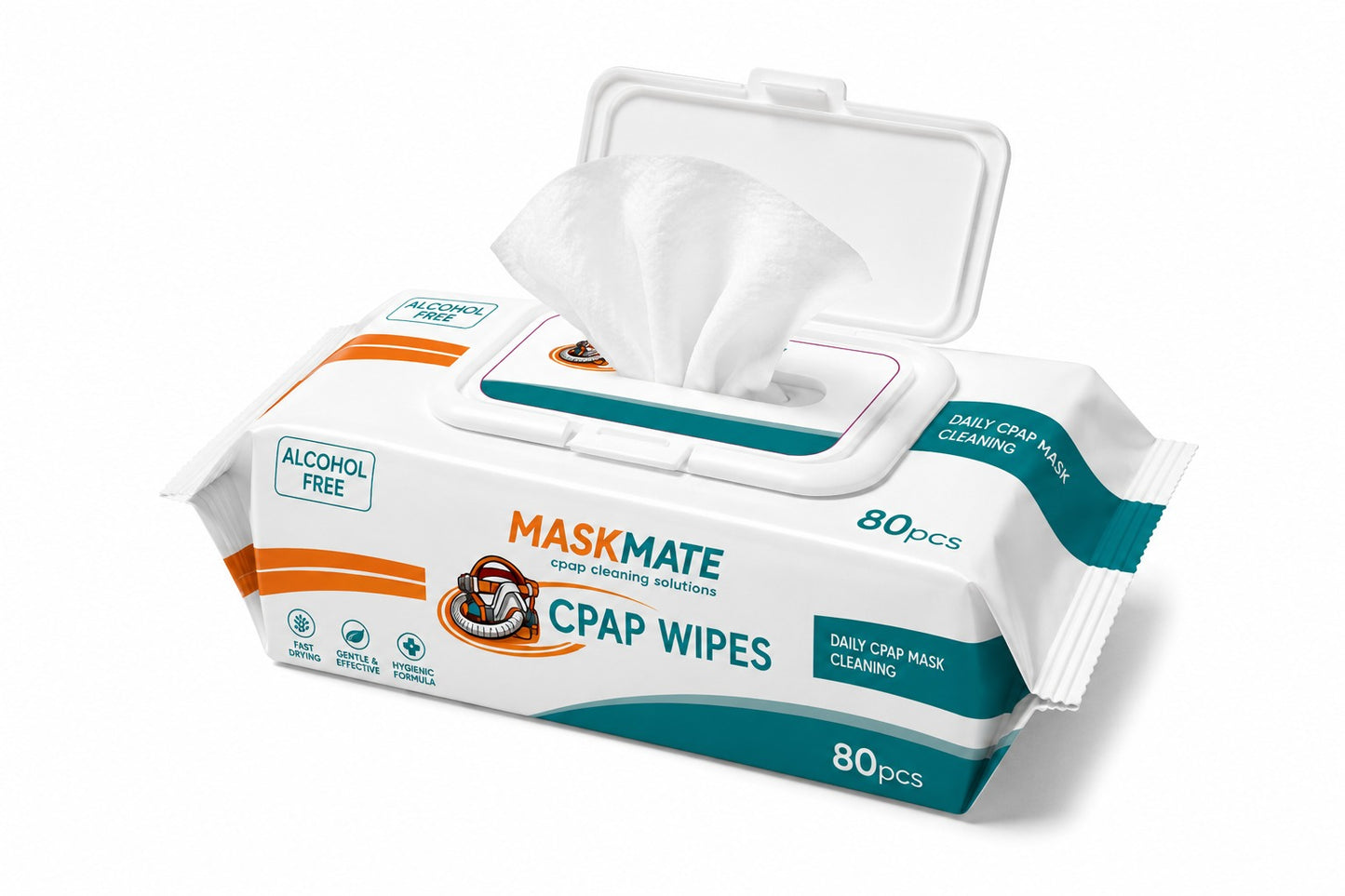 MaskMate CPAP Wipes - 80 Pack